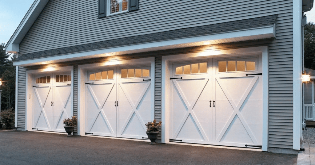 side hinged garage doors