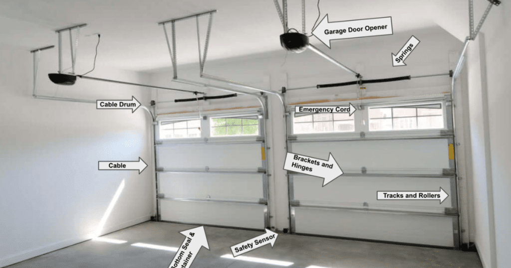 anatomy of garage door