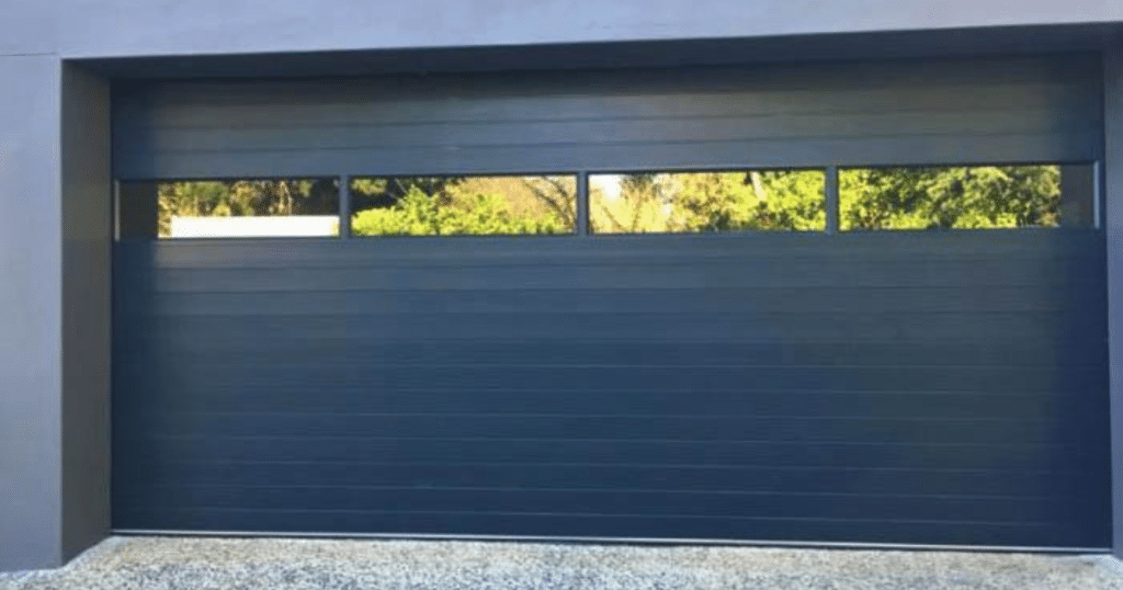 window panels garage door