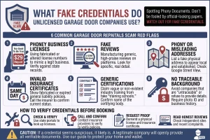 What Fake Credentials Do Unlicensed Garage Door Companies Use?