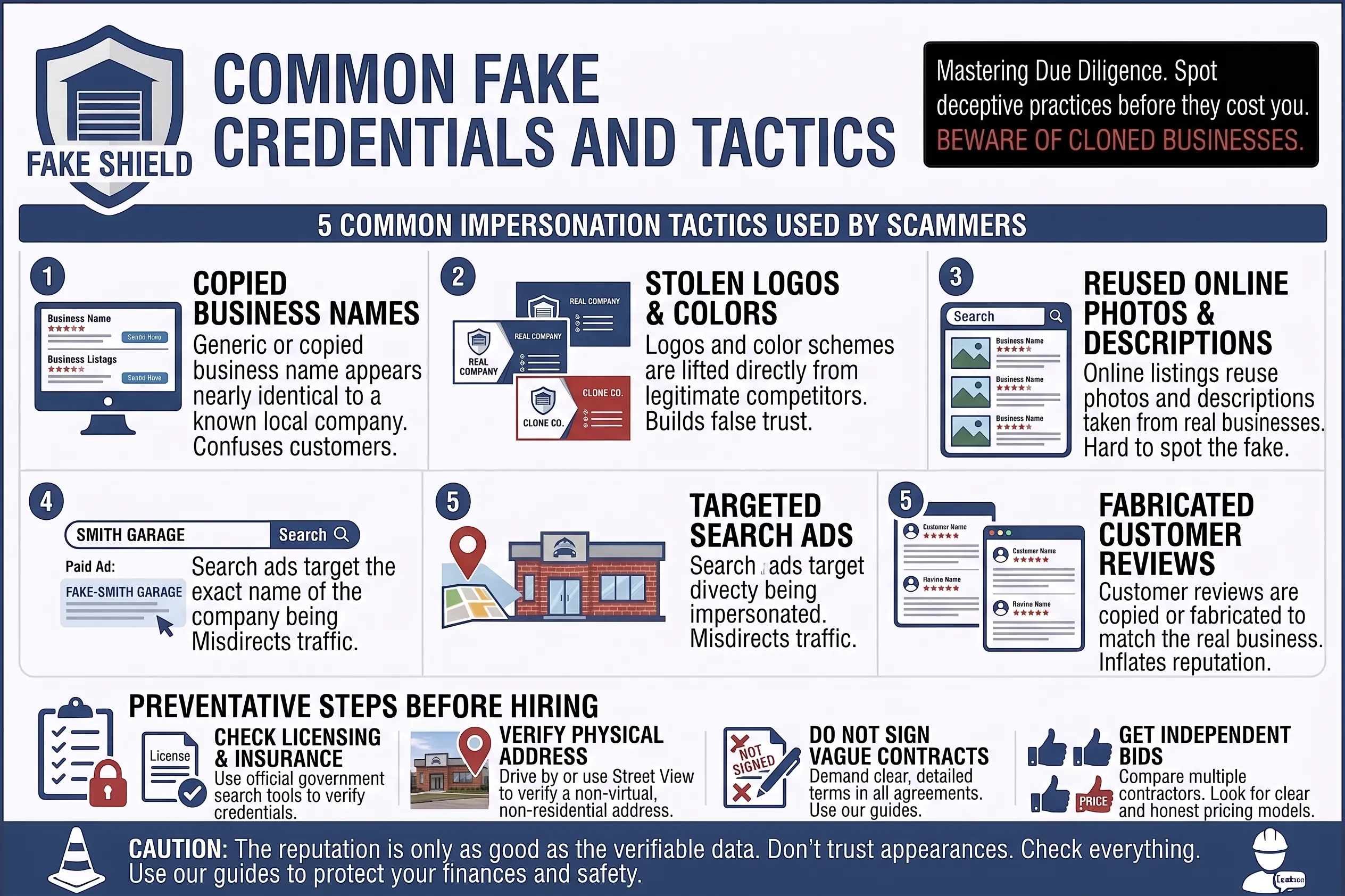 Common Fake Credentials and Tactics