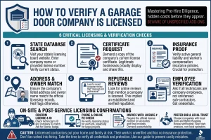 How to Verify a Garage Door Company Is Licensed