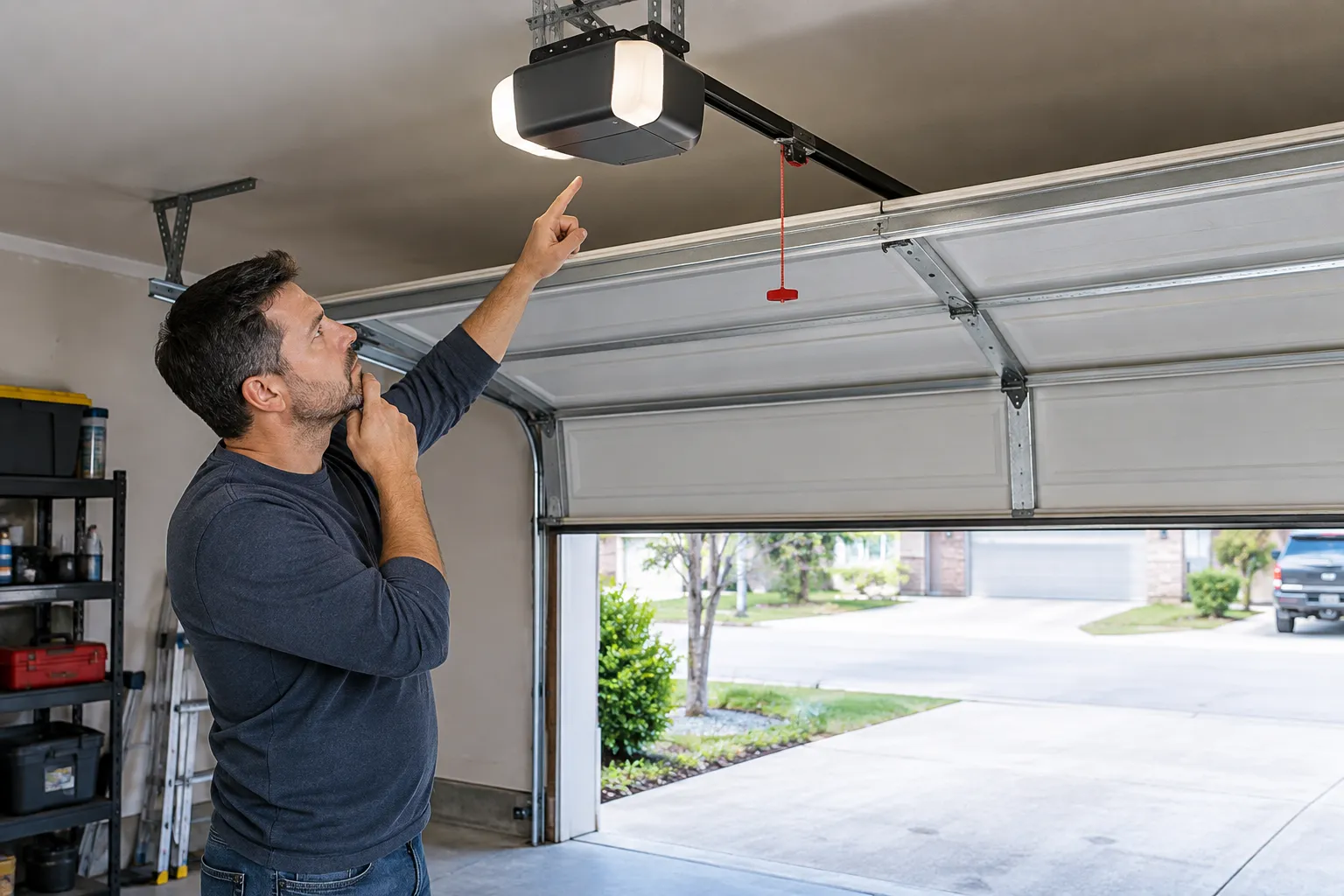 Diagnosing a Self-Opening Garage Door Comes Down to a Clear Process