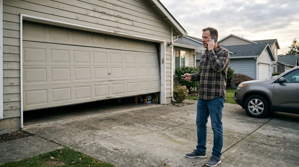 When to Call a Pro for a Self-Opening Garage Door